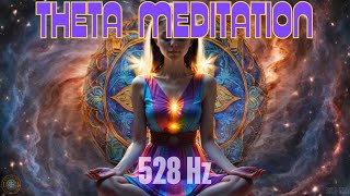 Harmonize Your Mind , 528Hz Theta Waves Meditation , DNA repair , Balance Emotions , Restful Sleep