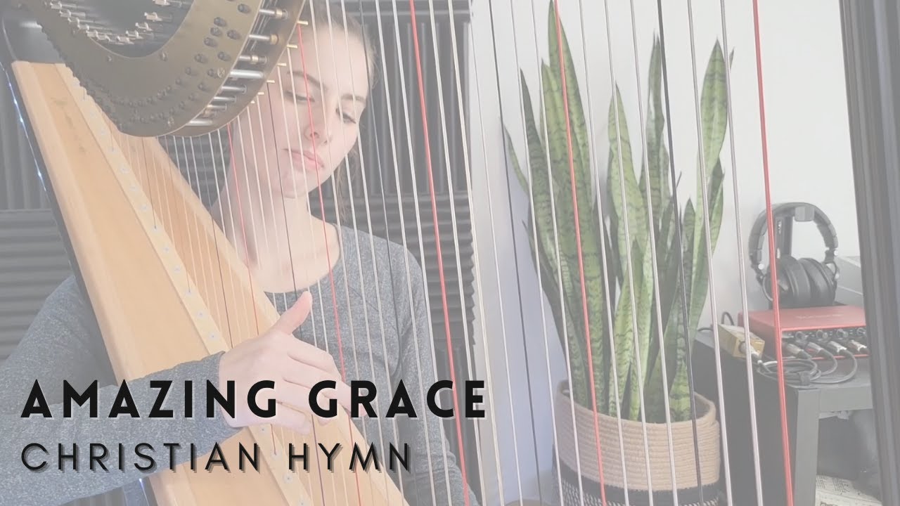 Amazing Grace Christian hymn harp cover // Bridget Jackson Harp YouTube