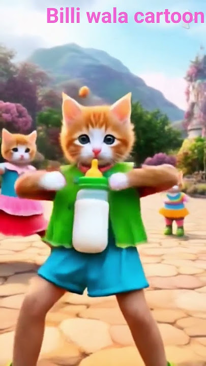 नाचने वाली बिल्ली का वीडियो Dance Cat#cut #Billi Billi wala cartoon#billi kivideo billi ki video#