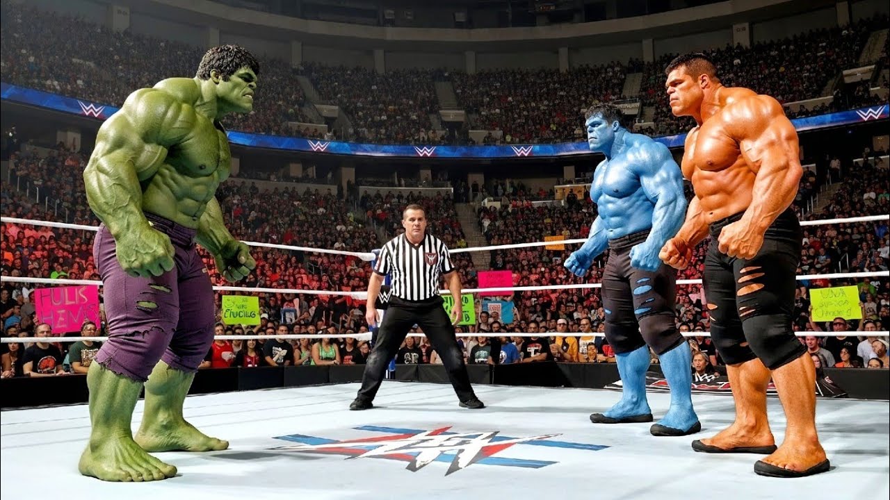 ХАЛК против СИНЕГО ХАЛКА и ОРАНЖЕВОГО ХАЛКА — ЭПИЧЕСКАЯ БИТВА!