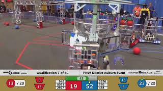 Qualification 7 - 2022 PNW District Auburn Event