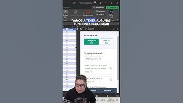 Cómo instalar chatgpt en Excel. Impresionante #excel #chatgpt #shorts