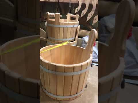 Запарник круглый из кедра (15л)