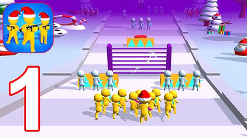 Gun clash 3D: Battle Friends - Gameplay Part 1 All Levels 1 - 6 Max Level (Android, iOS) #1