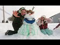 Muñeco de Nieve con Pintura - Nellita y Mami