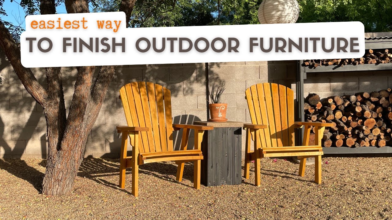 The Best Finishes for Outdoor Wooden Furniture