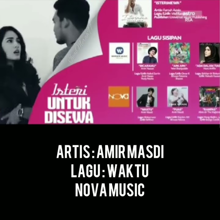 Lagu Sisipan PUAS & WAKTU Amir Masdi Drama Isteri Bukan Untuk Disewa
