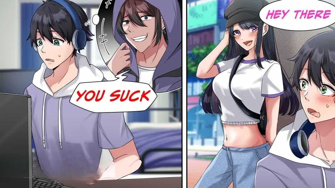 [Manga Dub] I went to a meet up to meet the guy that always made fun of me online but... [RomCom]