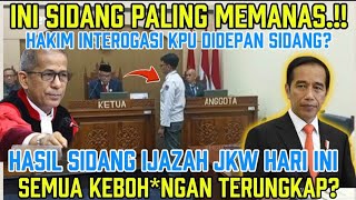 Download Lagu KPU TAMAT? HAKIM EMOSI KE KPU? JAWAB IJAZAH JOKOWI BERBELIT - BELIT. SIDANG HARI INI MEMANAS.! MP3