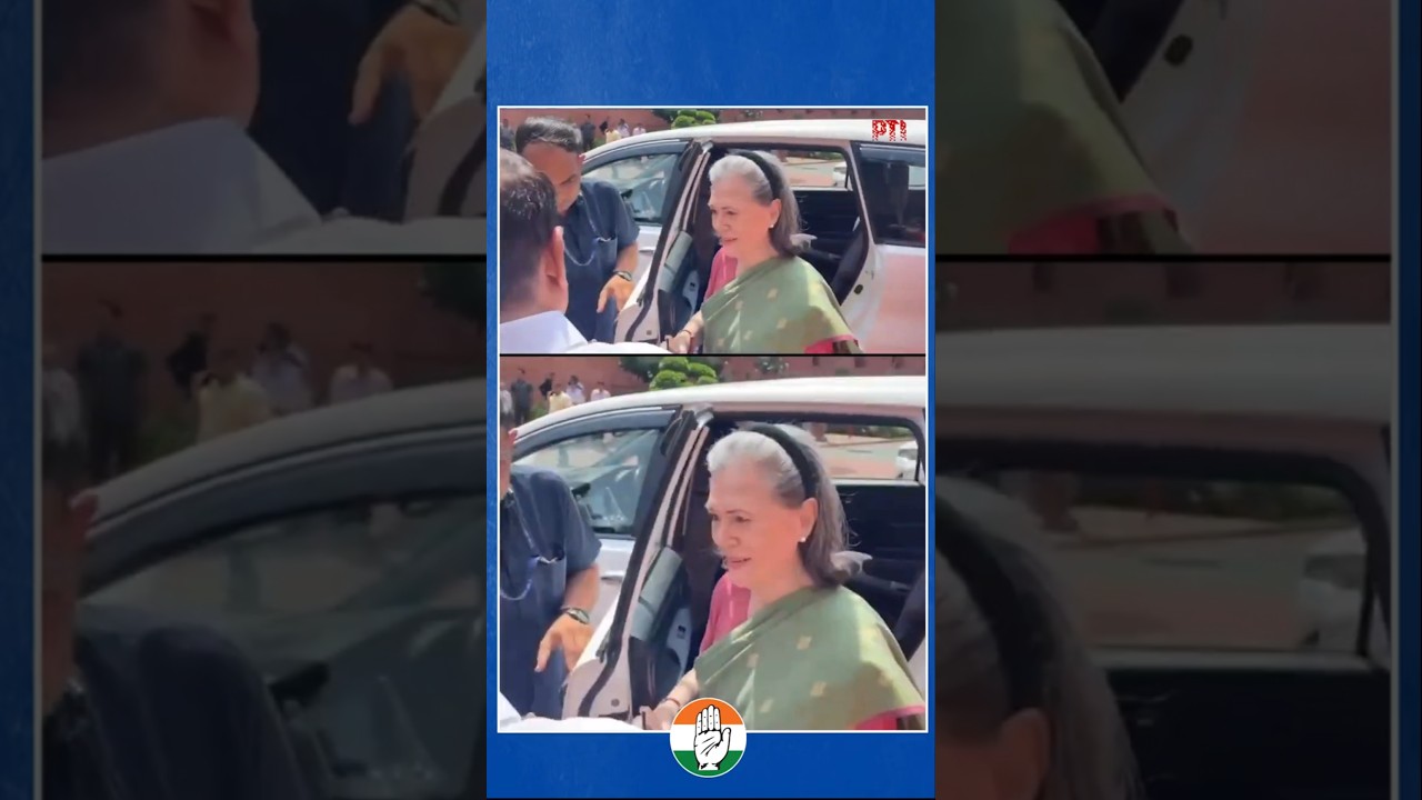 Sonia Gandhi Leads INDIA Alliance Protest Outside Parliament 