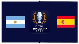 Argentina - España Finalissima 2022 Fútbol sala