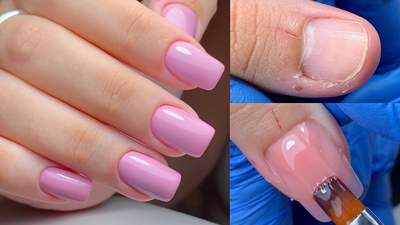 Uñas artificiales sin limado por encima❗️😱 | Nueva técnica?| Acrigel + Gel=❓