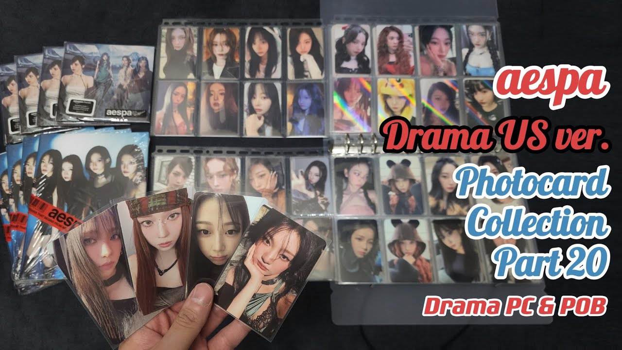 Photocard] AESPA - Photocard Collection (Part 20) + DRAMA US Album
