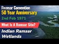 Ramsar convention and wetlands  upsc  state pcs