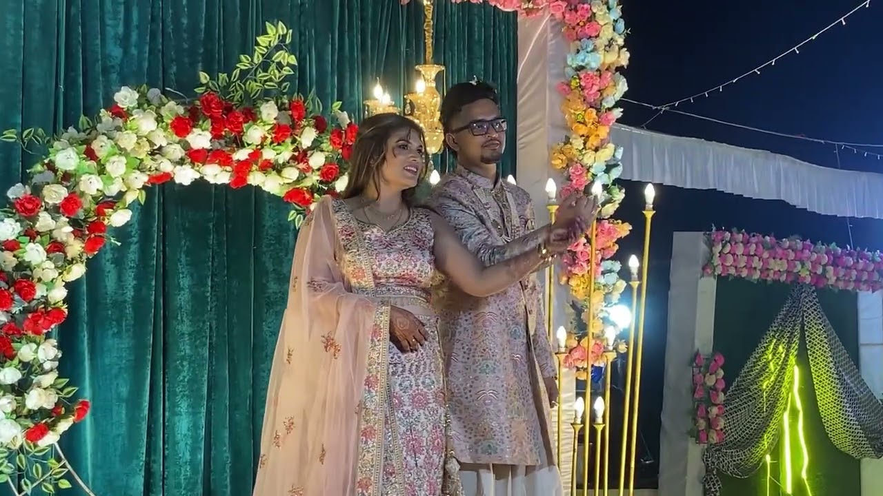 ননদের ছেলের আশীর্বাদ কেমন কাটালাম 😍😊😘❤️