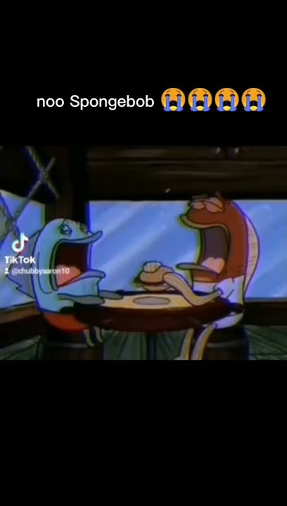 Rip spongebob 😭😭. video by @chubbyaaron11