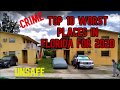 TOP 10 WORST PLACES IN FLORIDA FOR 2020