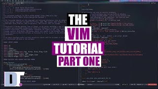 The Vim Tutorial - Part One - Basic Commands