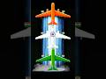 Airplane ✈️ Art 🇮🇳 Tricolour flying airplane art 🎨 Indian Flag craft ideas #shorts #short #art