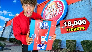 Can I Win The LAST ICEE Ice Cream Machine? (ZERO To 16,000 Tickets)