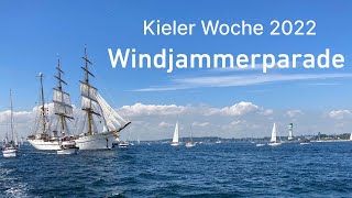 Kieler Woche 2022: Windjammerparade mit &quot;Gorch Fock&quot;