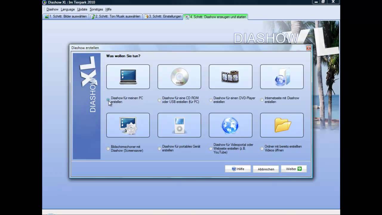Diashow Programm Zum Eigene Diashow Erstellen Mit Musik