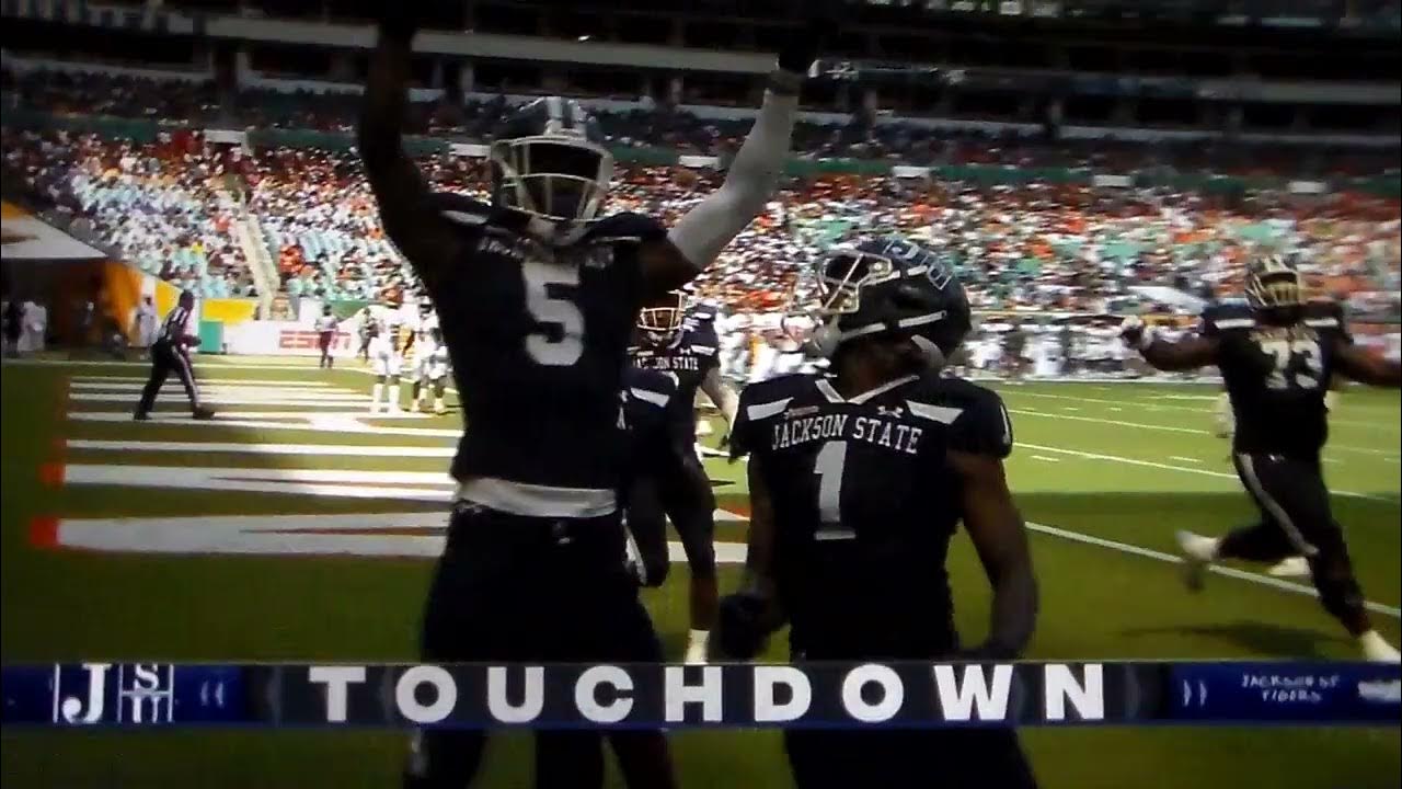 Jackson State QB Shedeur Sanders 8 yard TD pass to Shane Hooks vs