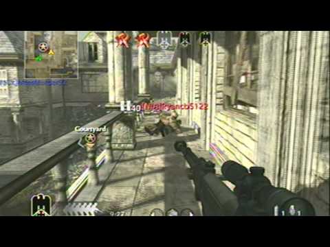 Call of Duty World at War PTRS-41 No-Scope Montage