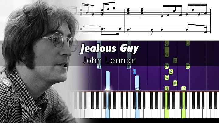 Jealous Guy Piano version - Piano performance video thumbnail