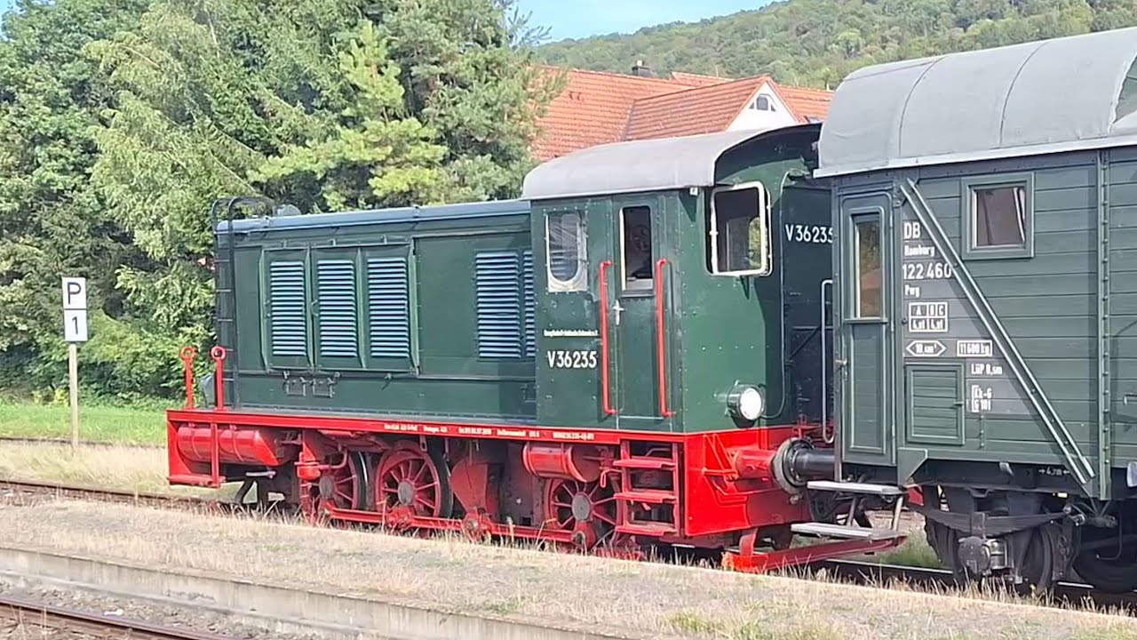Führerstandsmitfahrt V 36 235 der Dampfbahn Fränkische Schweiz e.V. (DFS)