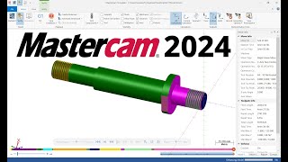 Mastercam2024 สอนงานกลึง