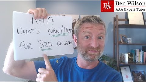 AAA New and hot topics for S25