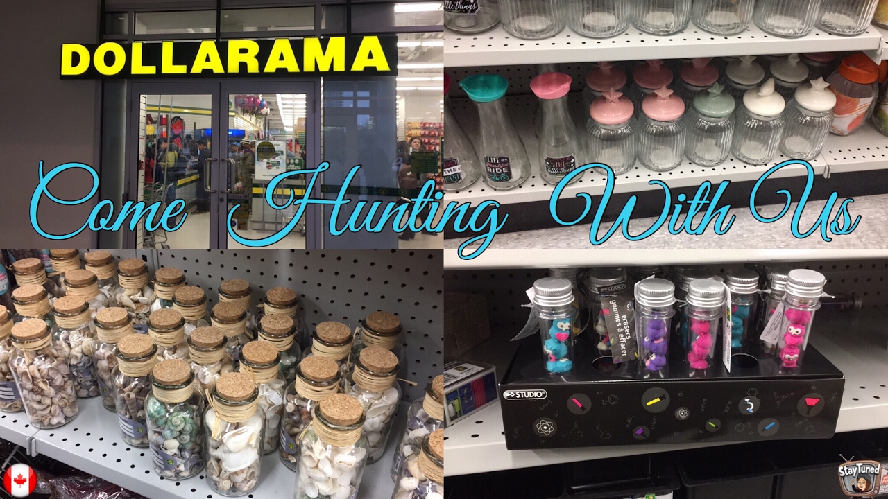 DOLLARAMA CRAFT SUPPLY HUNTING/walk through YouTube