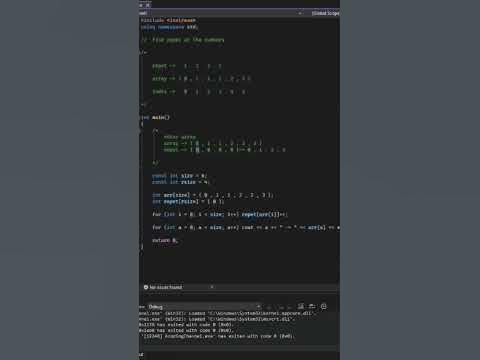 C++ ( Array ) | ازاي اعد الأرقام المتكرره #course #array - YouTube