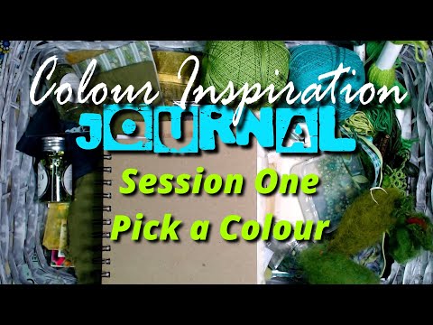 Colour Inspiration Journal 1 - Collect One Colour Family