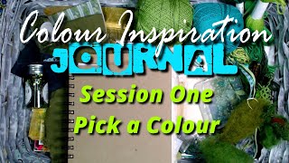 Colour Inspiration Journal 1 - collect ONE colour family