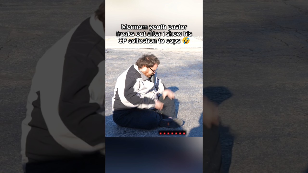 Mormon youth pastor freaks out after i show his CP collection to cops 🚨