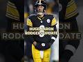 Massive Update On Aaron Rodgers As Steelers Place Right-Of-First-Refusal Tag #nfl #steelers #shorts