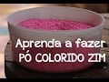 Fazendo pó Zim (Holi Powder) - por Lais Arena