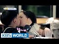 Aegyo Bomb Rohui♥Gentleman Jiwoong, ending the day with a kiss! [The Return of Superman/2017.06.11]