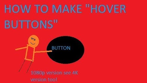 HOW TO MAKE "HOVER BUTTONS" IN SCRATCH (Scratch #2)[1080p version]