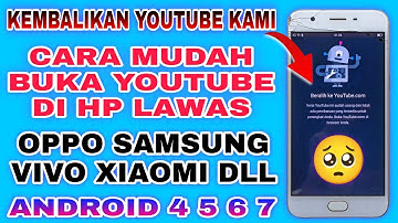 LAGI RAME‼️SOLUSI HP LAWAS OPPO A37 A57 F1S A83 TIDAK BISA BUKA YOUTUBE BERALIH KE YOUTUBE.COM