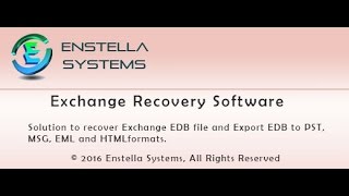Enstella Exchange EDB Recovery Software