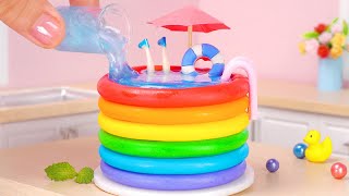 transform cake satisfying miniature rainbow cake decorating for this summer 50 mini cake ideas