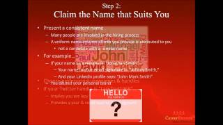 8 Tips for Managing Your Profesional Brand - Part 1 - Boston Tech Recruiter CareerEncore