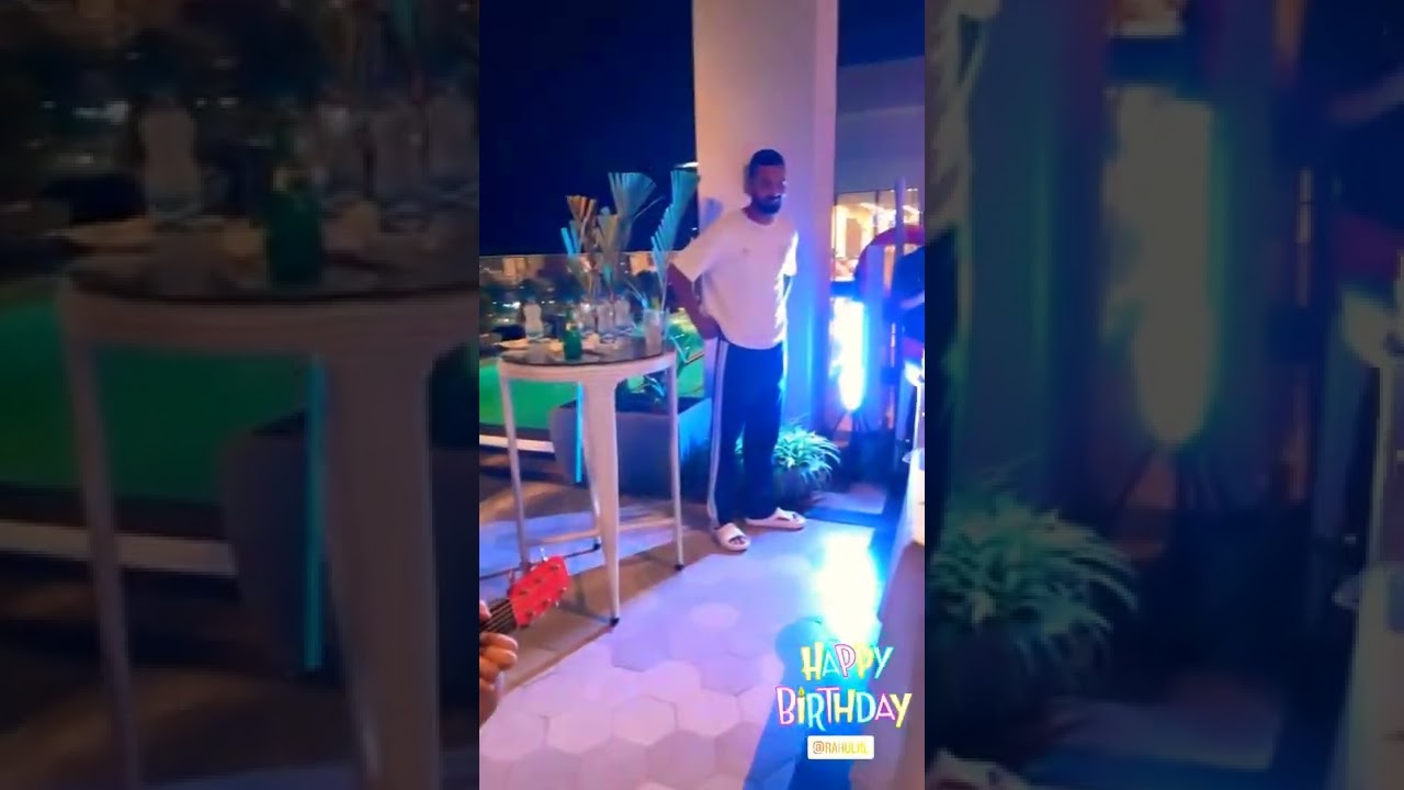 Kl Rahul Birthday Celebration 