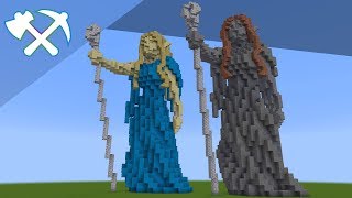How to Build an Elegant Elf Statue | Minecraft Tutorial screenshot 2