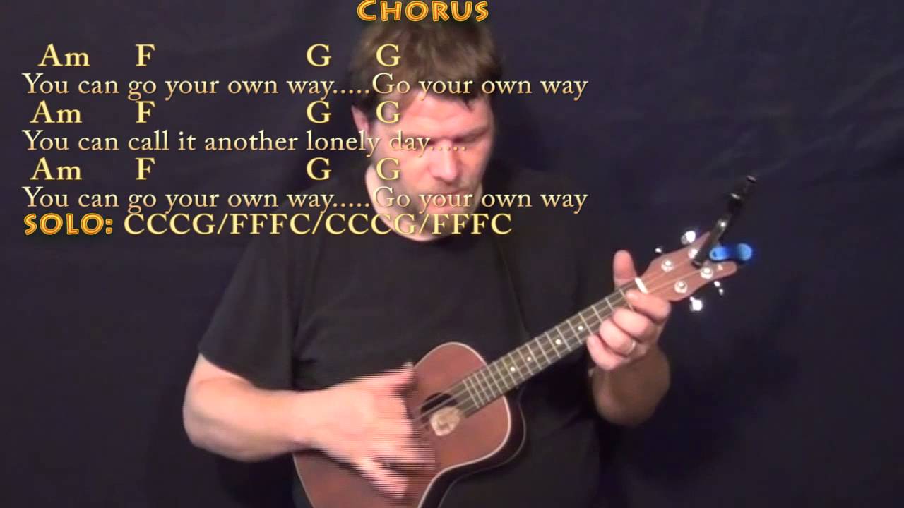 Go Your Own Way (Fleetwood Mac) Ukulele Cover Lesson in C with Chords