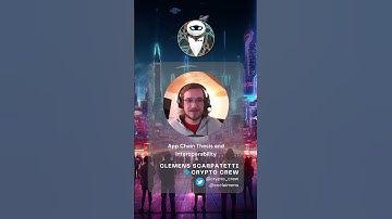 App Chain Thesis and Interoperability - Clemens Scarpatetti - CryptoCrew #shorts