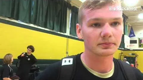 BOYS #VOLLEYBALL: Lansdale Catholic's Brendan Shovlin talks about LC's PCL 1st round win over St. Jo
